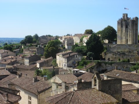 Vue sur Saint-Emilion