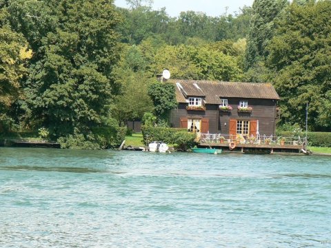 La seine au niveau du Coudray-sur-Seine