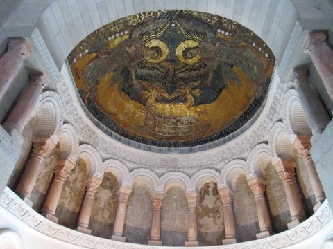 Mosaique de l'oratoire Carolingien de Germigny-des-Près