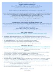 programme conférence 17 mai 2023 Draveil